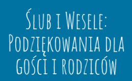 podziękowanie dla chrzestnych